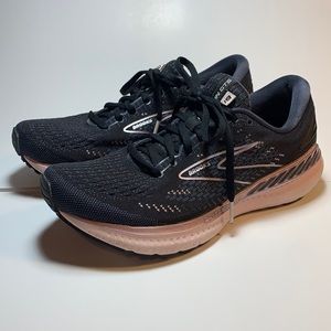 Like new! Brooks Glycerin GTS 19 Women's Black/Ombre/Metallic Pink 9.5.